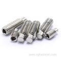 Stainless steel Hexagon socket set screws with dog point GB79
